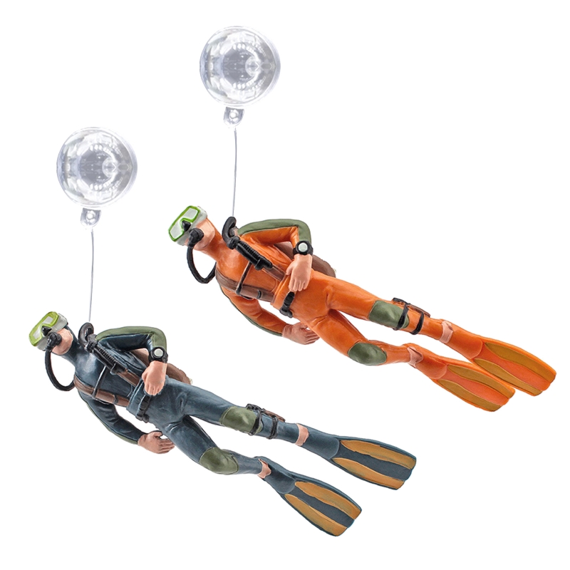 Marine Aquarium Aquascape - Akvaryum Dalgıç Dekorasyon Yüzen Reçine Dalgıçlar