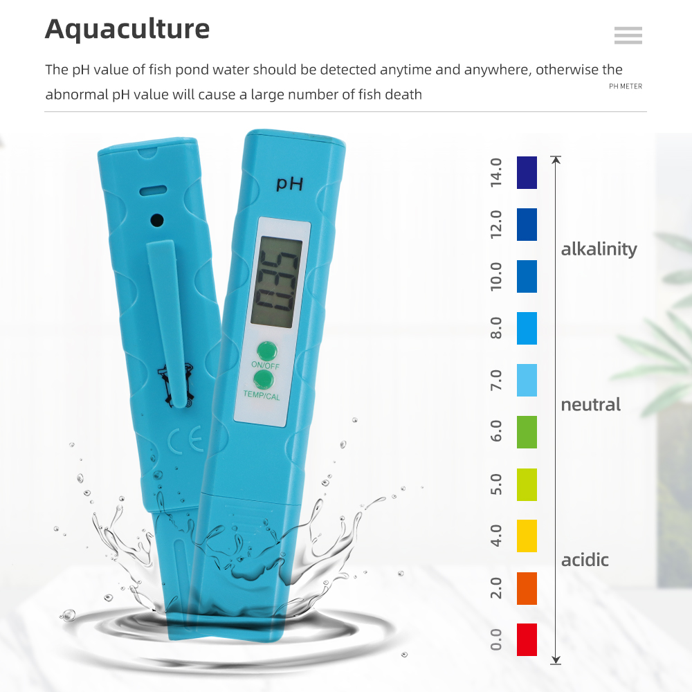 Marine Aquarium Water Analyzer - PH Ölçer Akvaryum Cep Kalemi 0.01