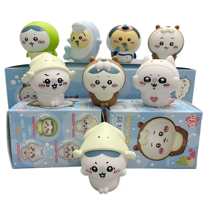 8 adet/Kutu Kawaii Chiikawa Ak - Marine Aquarium Kit incelemesi ve fiyatı