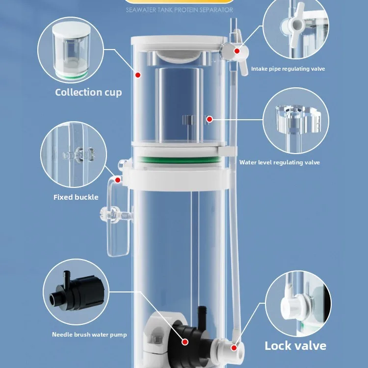 110V-240V Yeni Mini Akvaryum P - Marine Aquarium Protein Skimmer incelemesi ve fiyatı