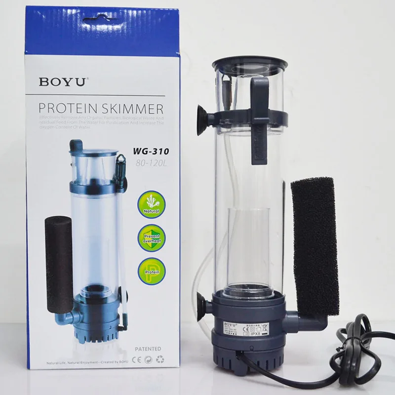 6W/8W BOYU Protein Skimmer Fil - Marine Aquarium Protein Skimmer incelemesi ve fiyatı