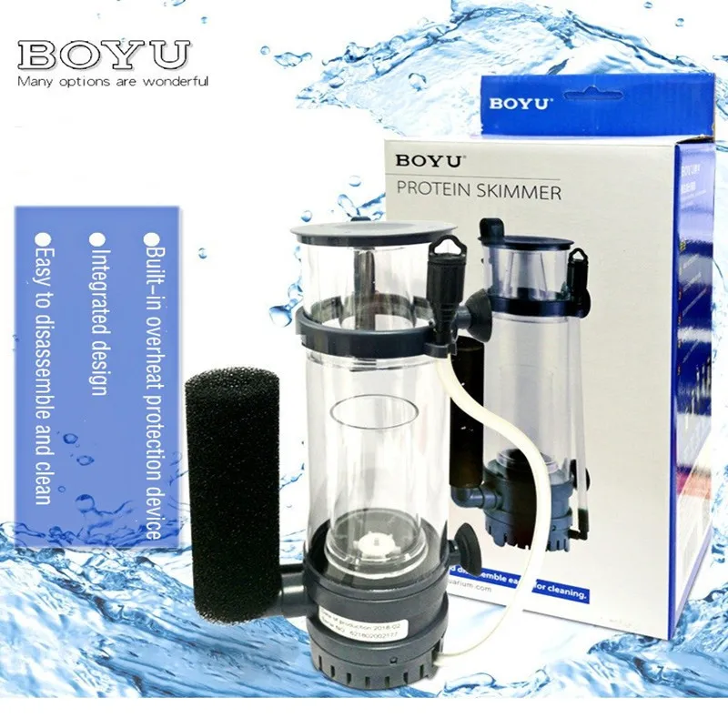 6W/8W BOYU Protein Skimmer Fil - Marine Aquarium Protein Skimmer incelemesi ve fiyatı