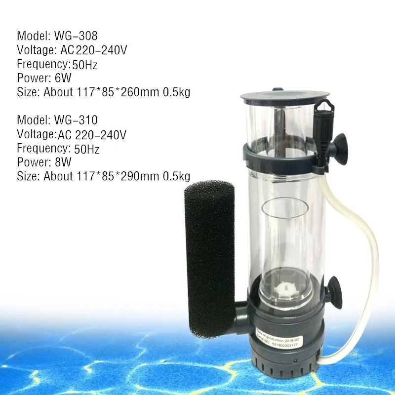6W/8W BOYU Protein Skimmer Fil - Marine Aquarium Protein Skimmer incelemesi ve fiyatı