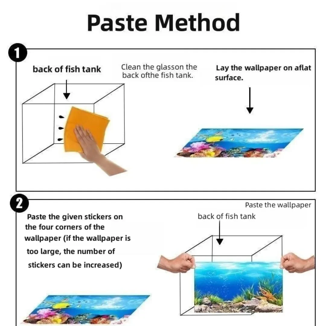 Arka plan Akvaryum 3D Etiket P - Marine Aquarium Aquascape incelemesi ve fiyatı