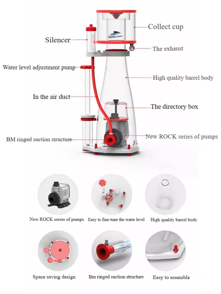 220-240V 50Hz Bubble Magus Cur - Marine Aquarium Protein Skimmer incelemesi ve fiyatı